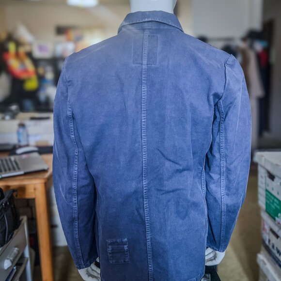 DENHAM brand Men's blazer/sport jacket Large 100% Cotton Gently Used - Picture 3 of 14